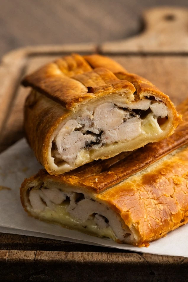 Le poulet brie truffe